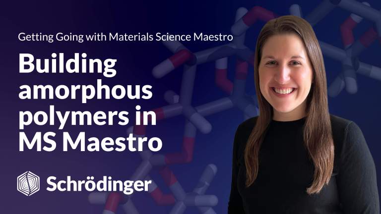 Building Amorphous Polymers in MS Maestro