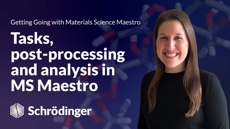 Tasks, Post-Processing and Analysis in MS Maestro