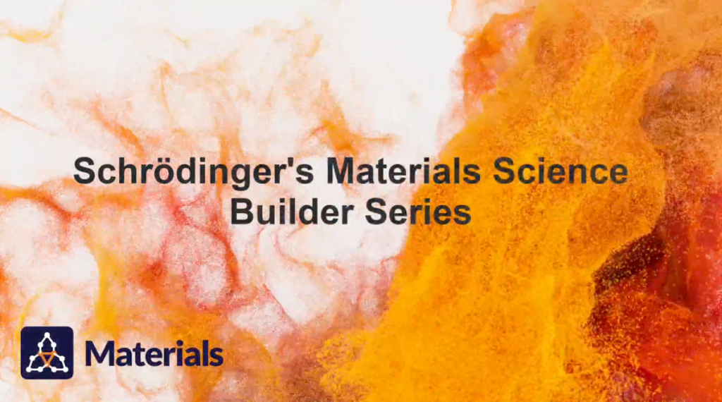 Schrödinger’s Materials Science Builder Series: Disordered System Builder