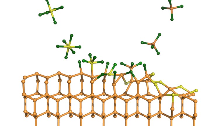 Digital forum on atomic layer deposition: Bridging theory and experiment to design a process for silicon carbonitride